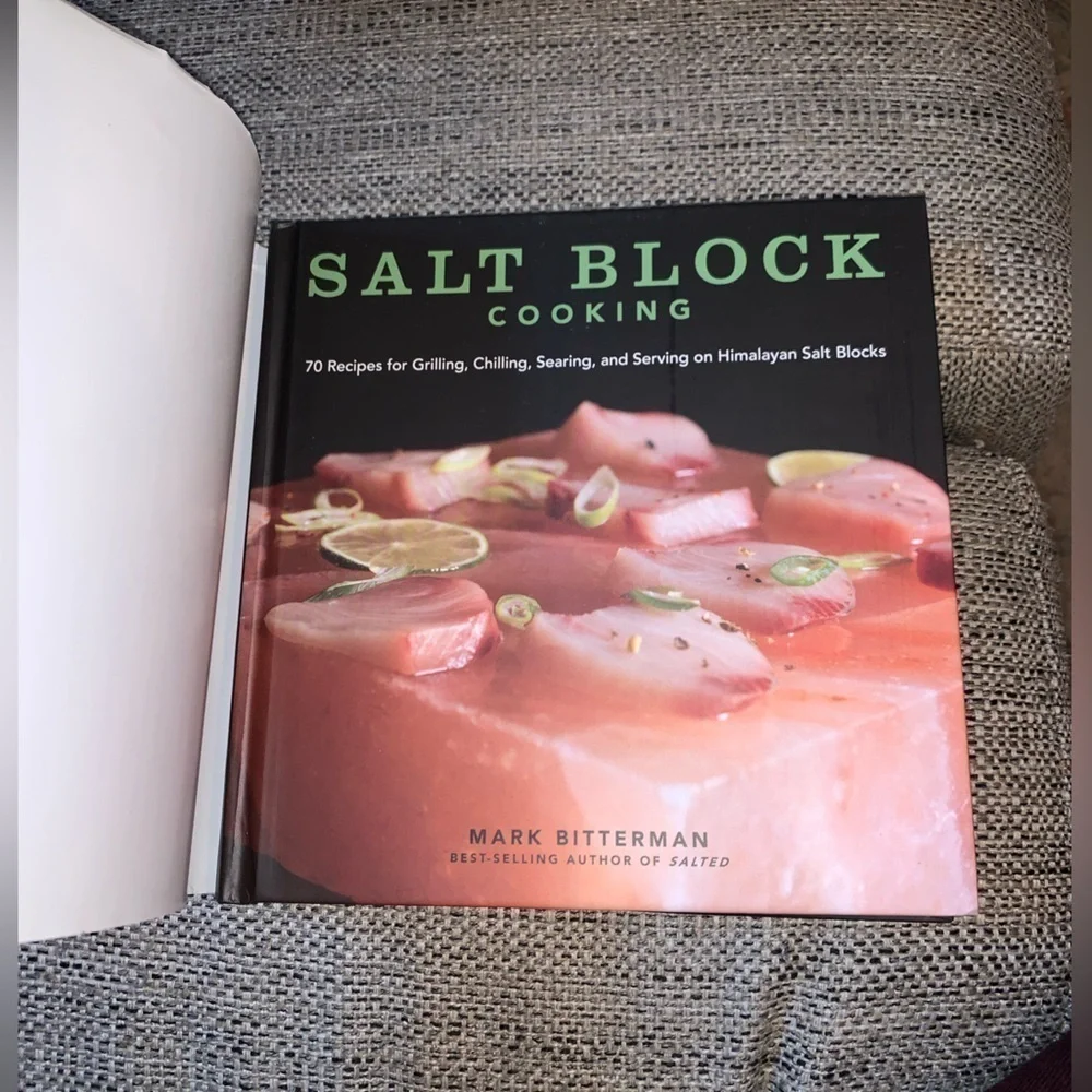 Salt block cooking recipe book Mark Bitterman best selling author of salted